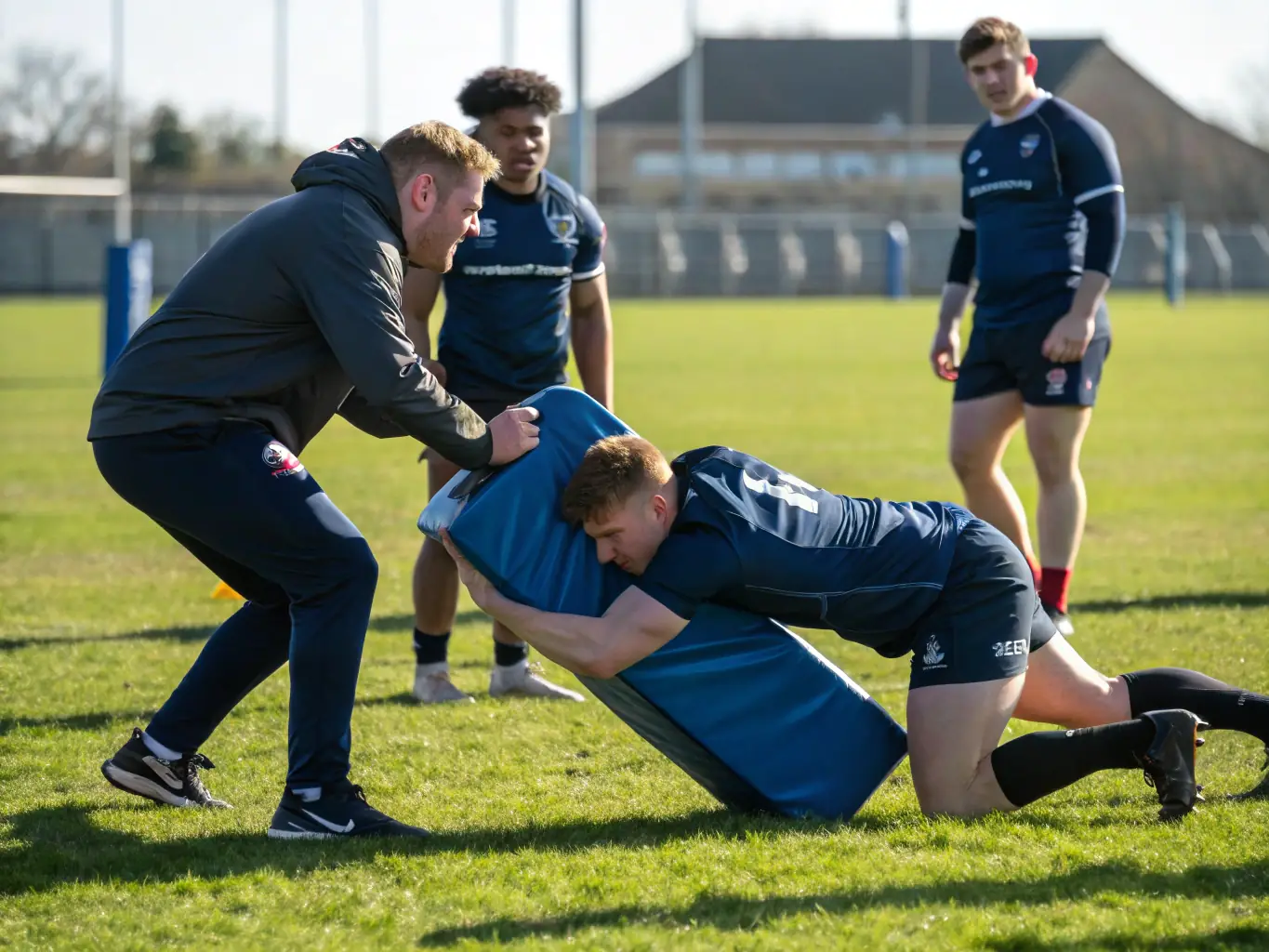 An image of coaches leading a training session, highlighting the importance of mentorship and skill enhancement.
